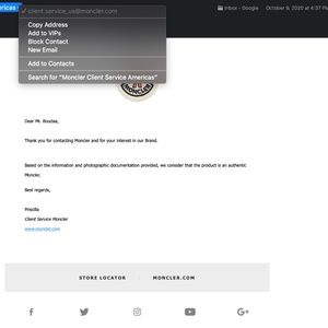 Moncler Zin Authentic